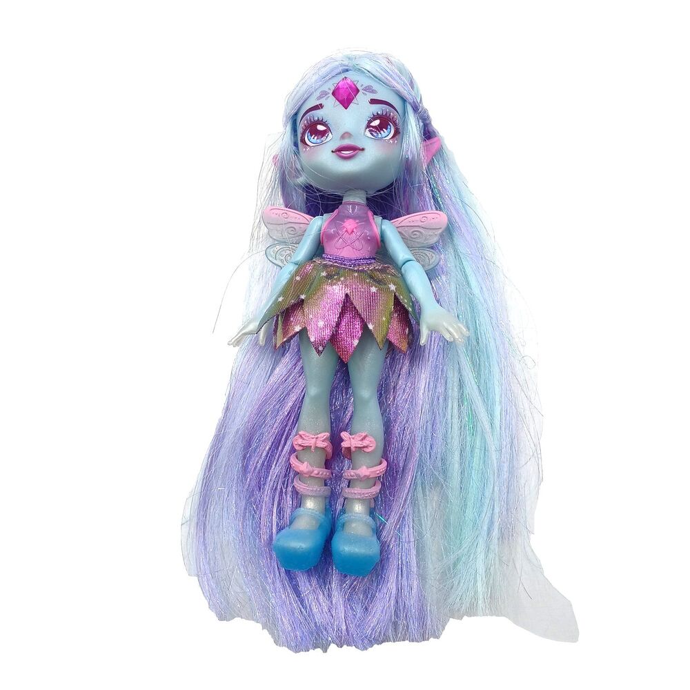 Magic Mixies Pixlings Flyt Shimmerverse Doll 6" RARE HTF #1 Blue Skin 2023 Moose